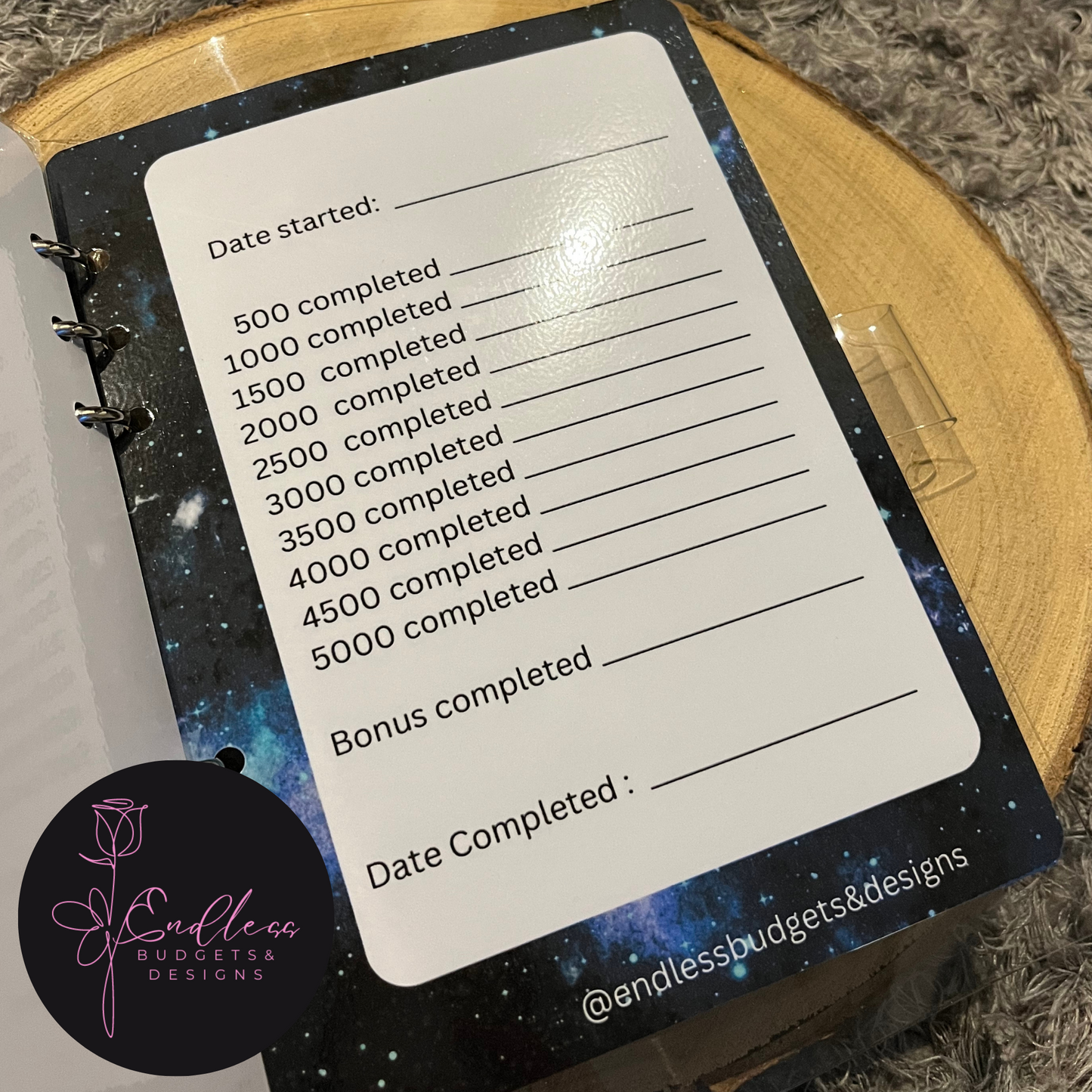 5K Sunrise & Midnight Savings Binder Challenge Pre Order dispatch 2-4 weeks