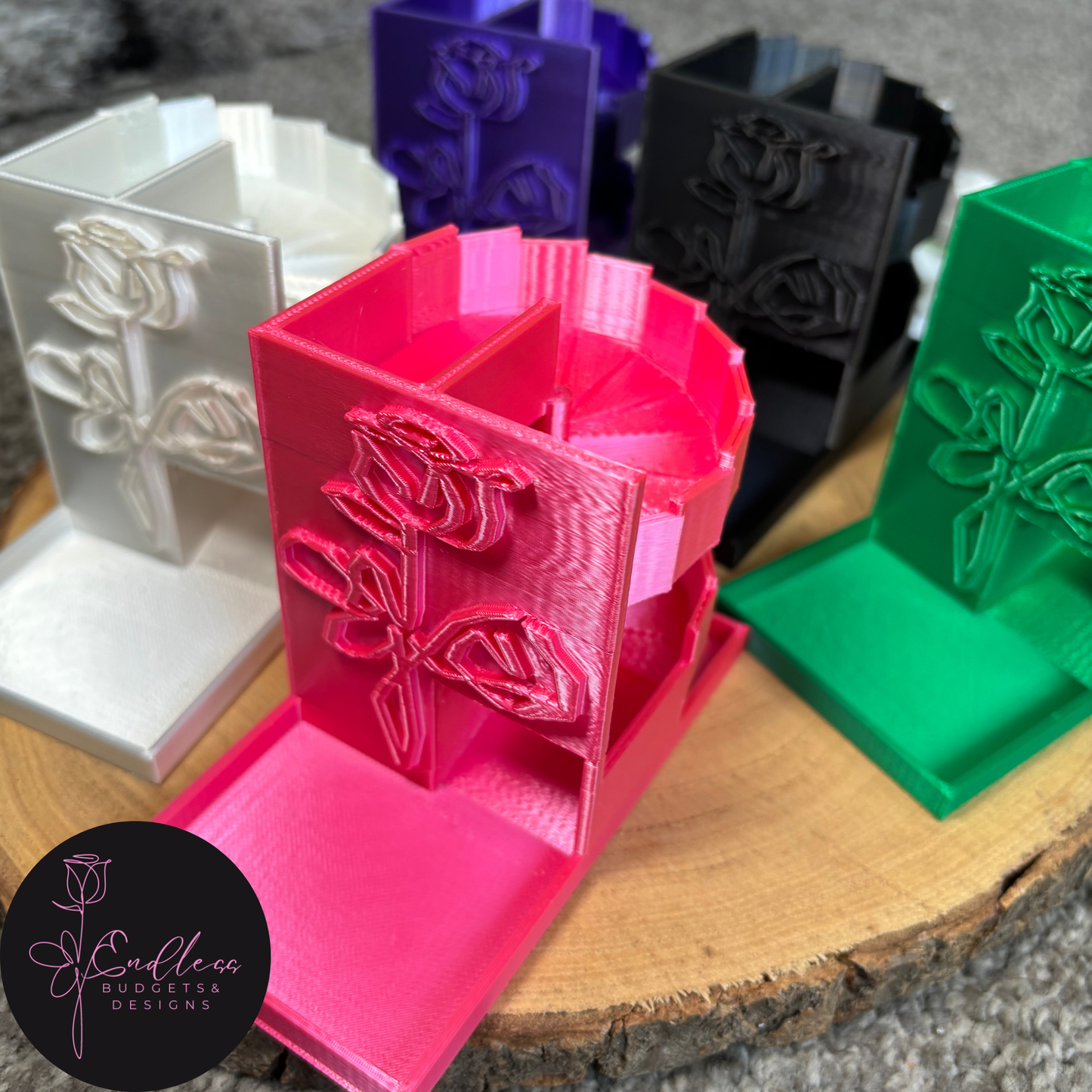 Coloured Dice Towers - in stock