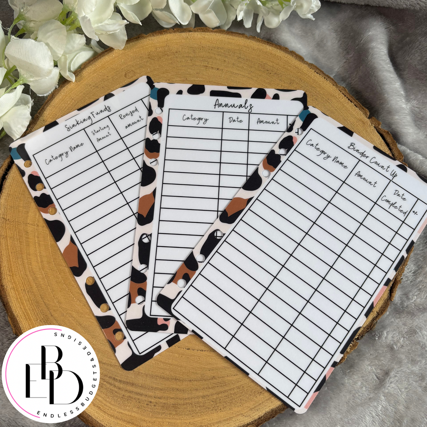 Binder Dashboards - Sinking Funds, Annuals, Binder Totals!