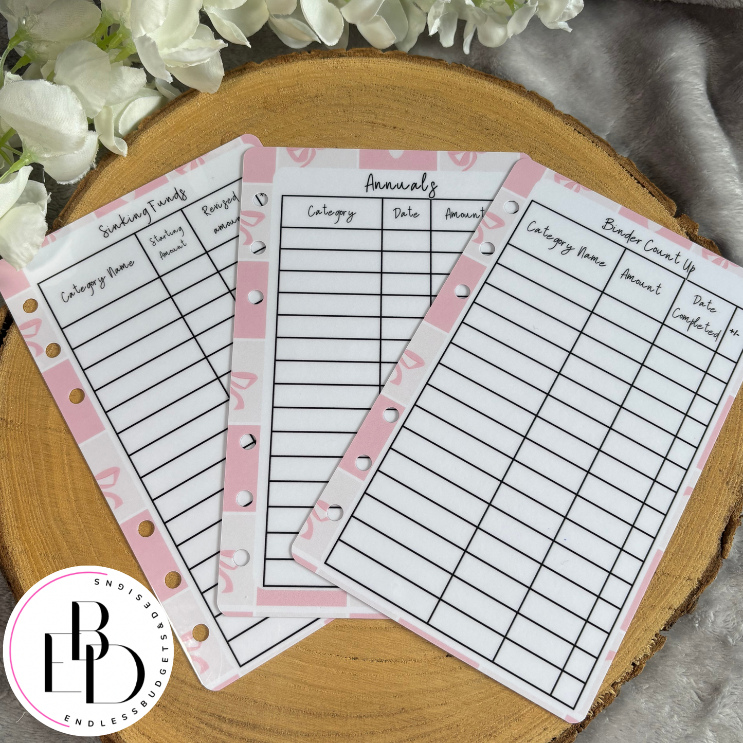 Binder Dashboards - Sinking Funds, Annuals, Binder Totals!