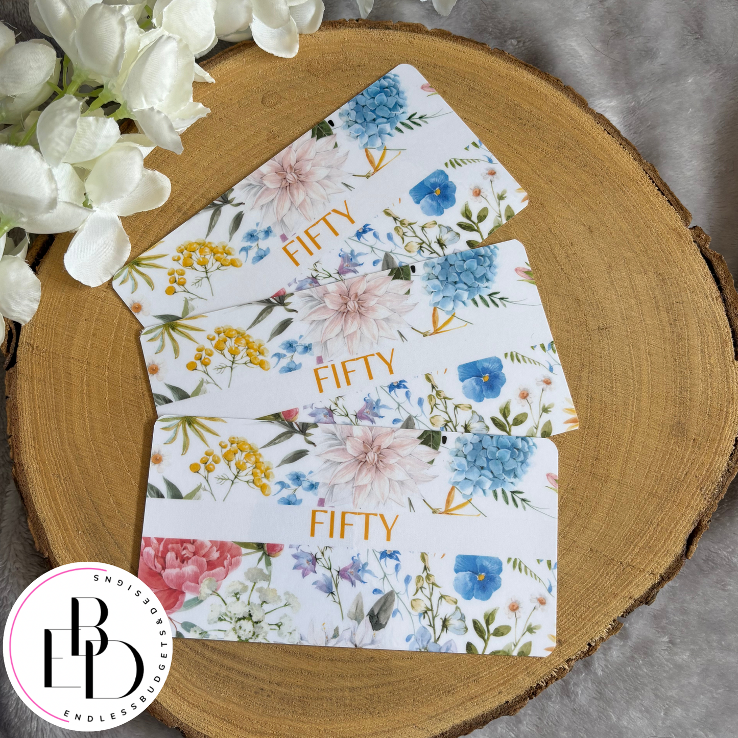 Floral Money Placeholders