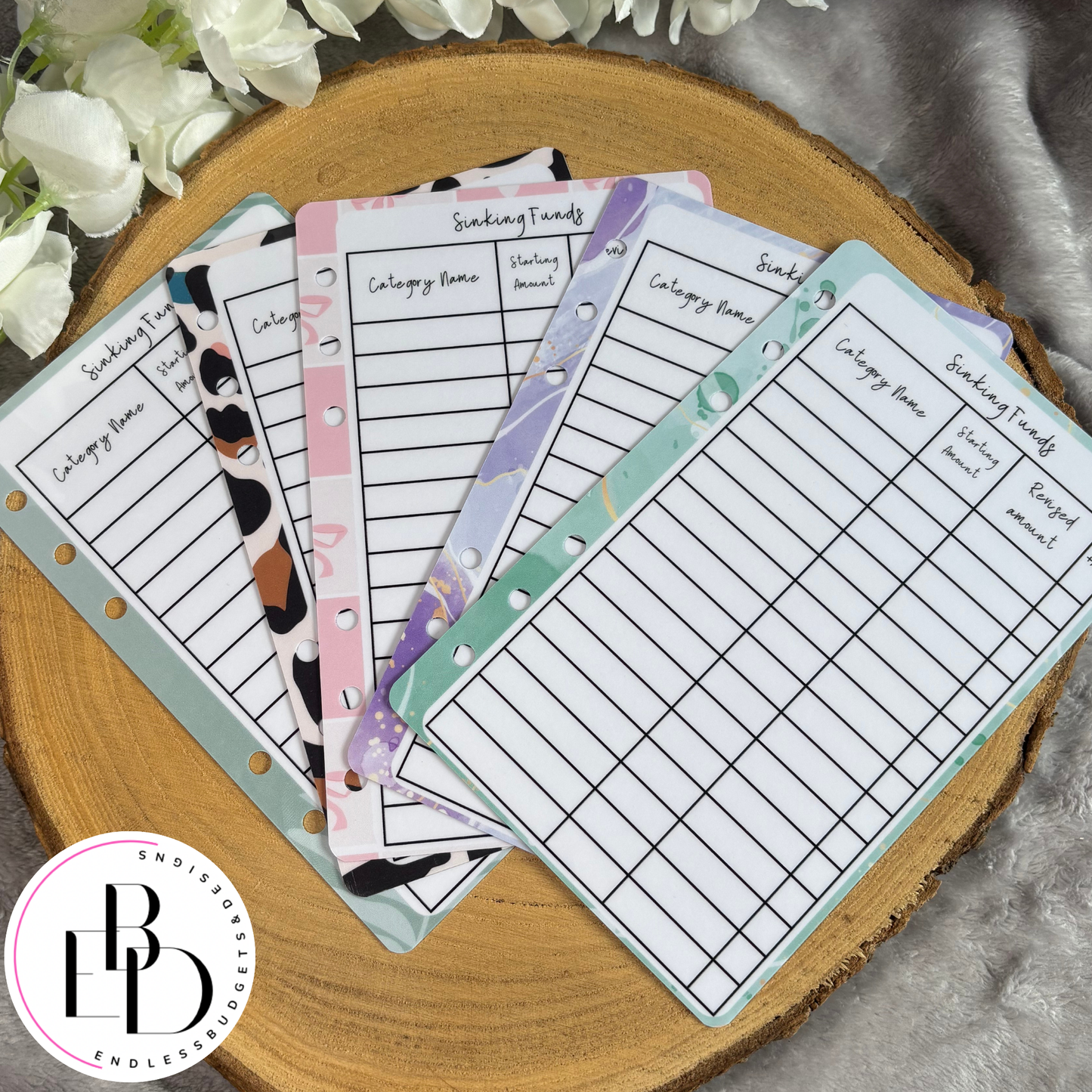 Binder Dashboards - Sinking Funds, Annuals, Binder Totals!