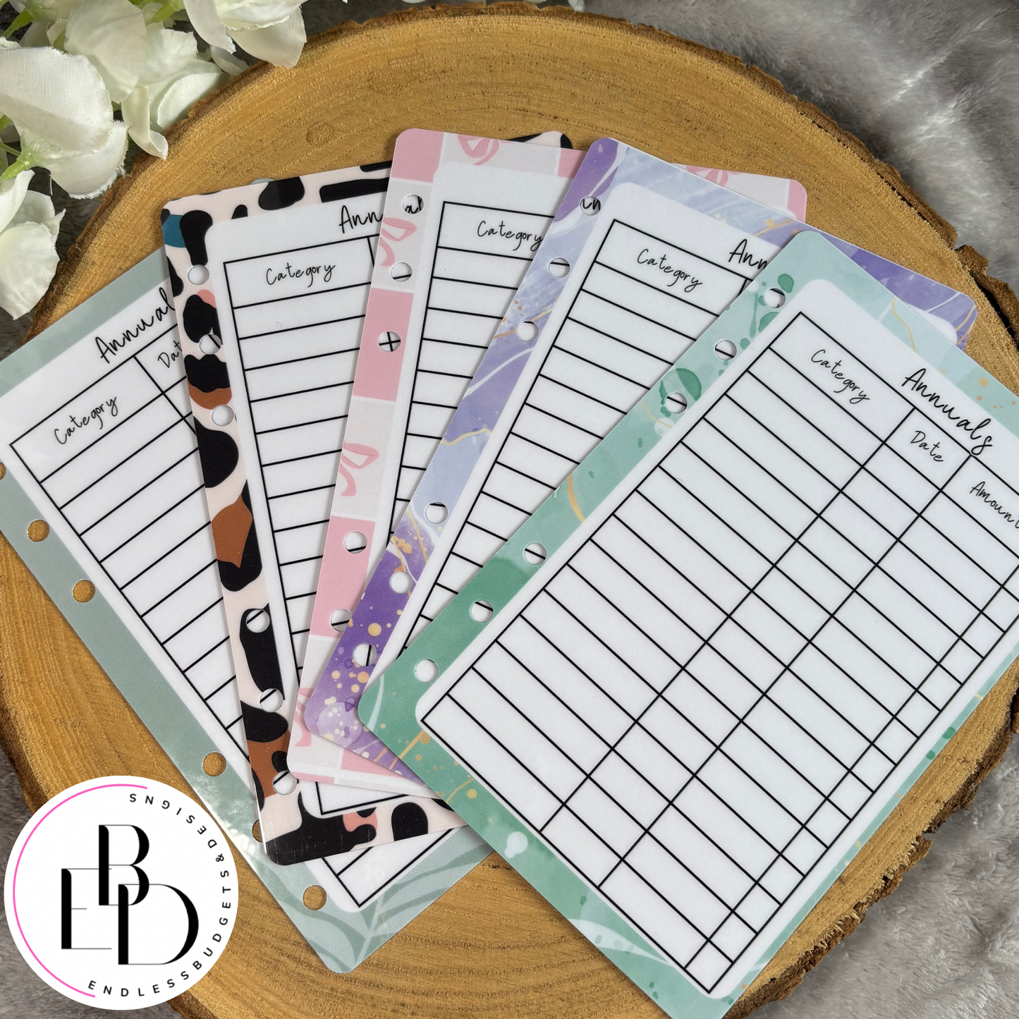 Binder Dashboards - Sinking Funds, Annuals, Binder Totals!