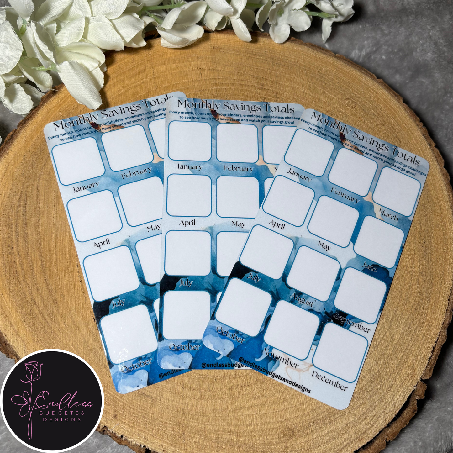 Monthly Savings Totals Tracker