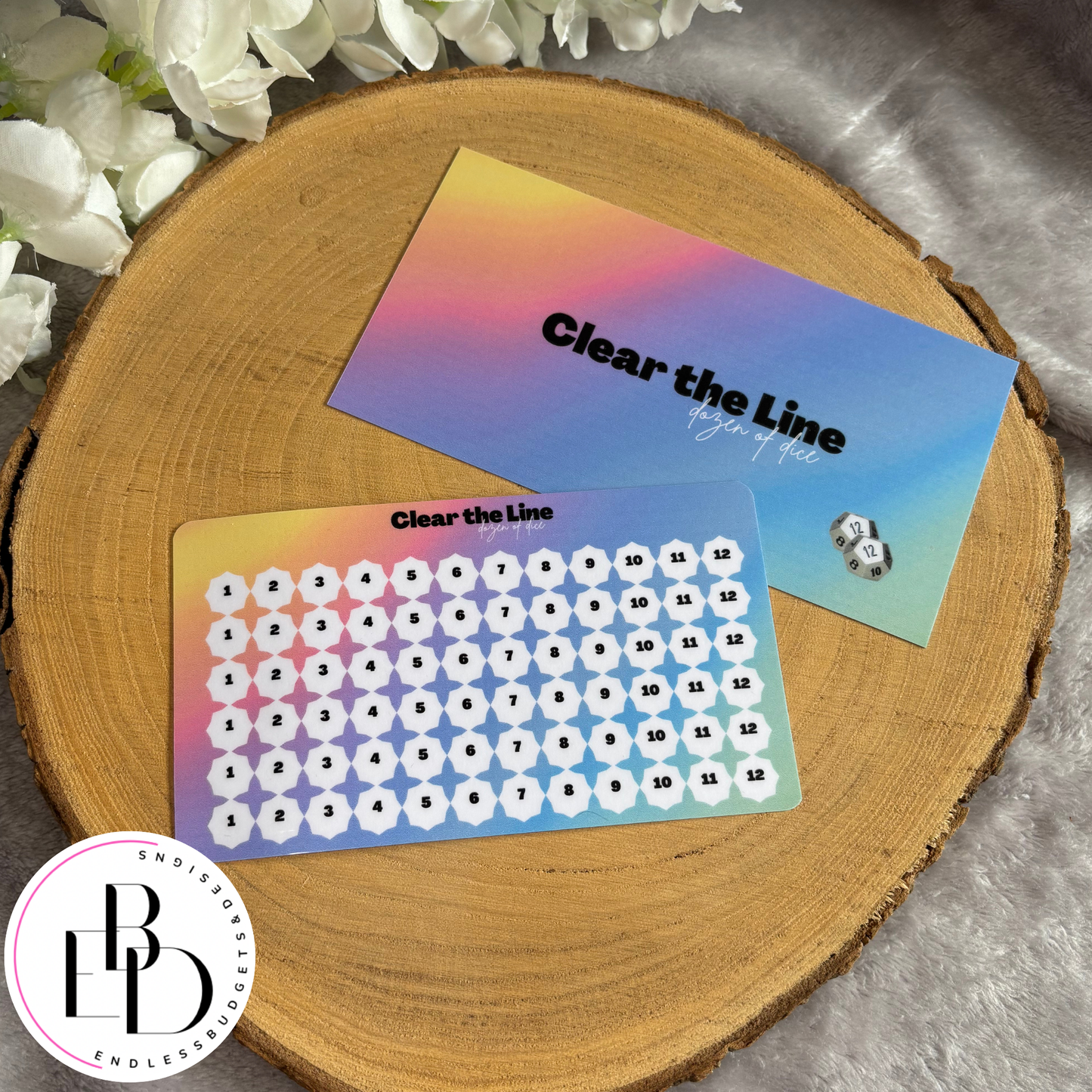 Clear The Line Dozen of Dice Saving Challenge