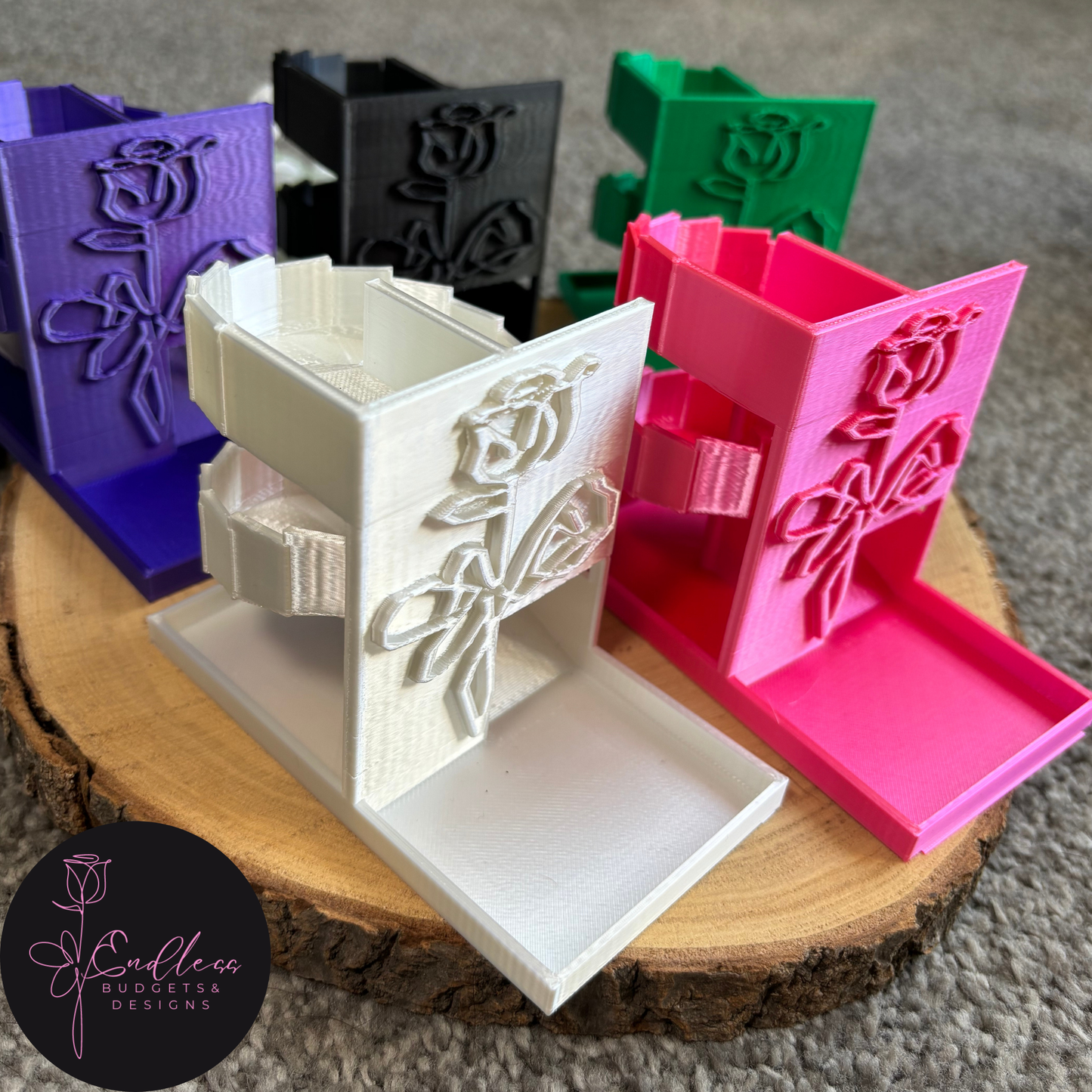 Coloured Dice Towers - in stock