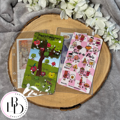 A6 & A5 Double-Sided Clear Gloss Challenge Zipless & Zipped Envelopes