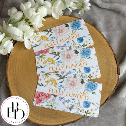 Floral Money Placeholders
