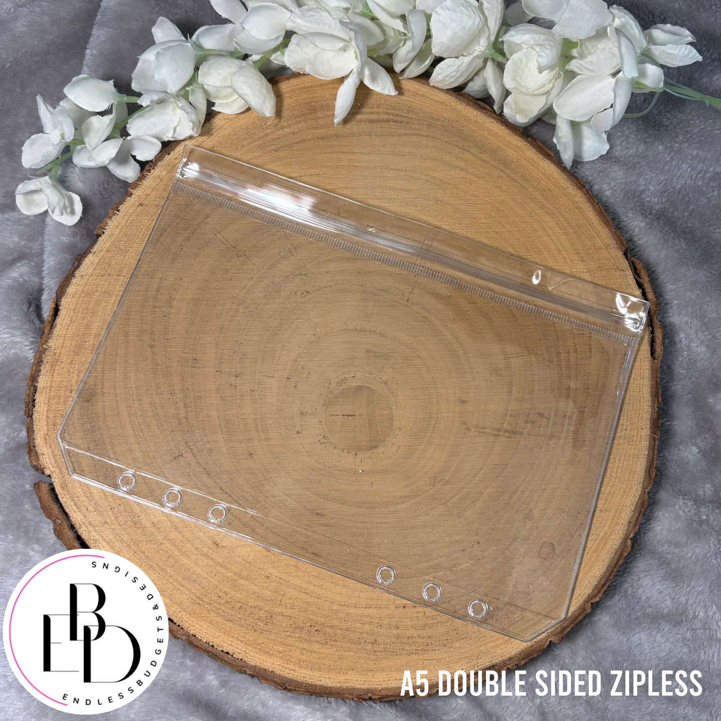 A6 & A5 Double-Sided Clear Gloss Challenge Zipless & Zipped Envelopes
