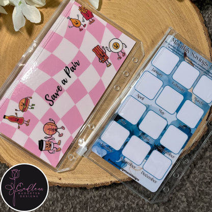 A6 Clear Gloss Cash Envelopes