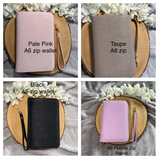 A6 Zip Wallet