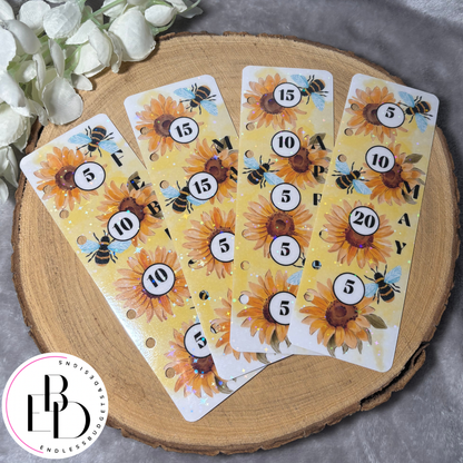 Yearly Bookmark Savings Challenge