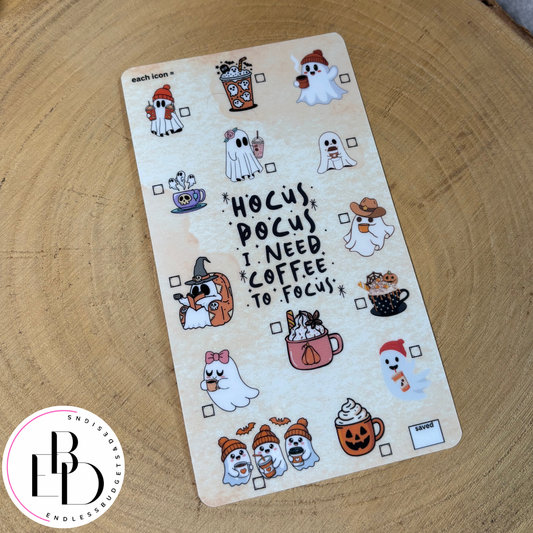 Hocus Pocus I Need Coffee To Focus Savings Challenge