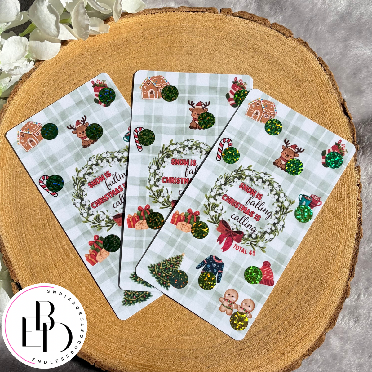 Snow Is Falling, Christmas Is Calling Savings Challenge