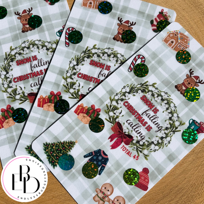 Snow Is Falling, Christmas Is Calling Savings Challenge