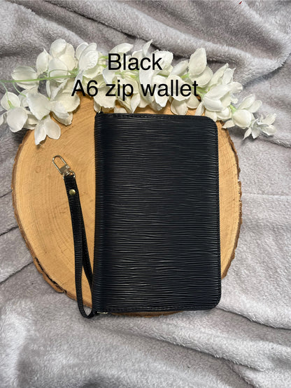 A6 Zip Wallet PREORDER  (closes on 31st October ) 3-4 weeks for delivery after order to supplier expected delivery early Dec
