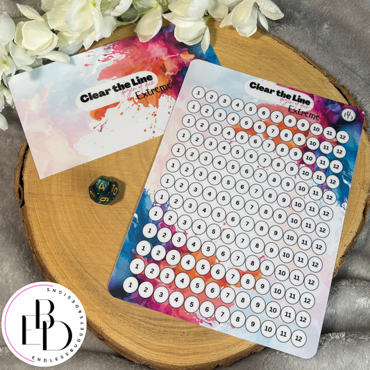 Extreme Clear The Line Dozen of Dice Saving Challenge