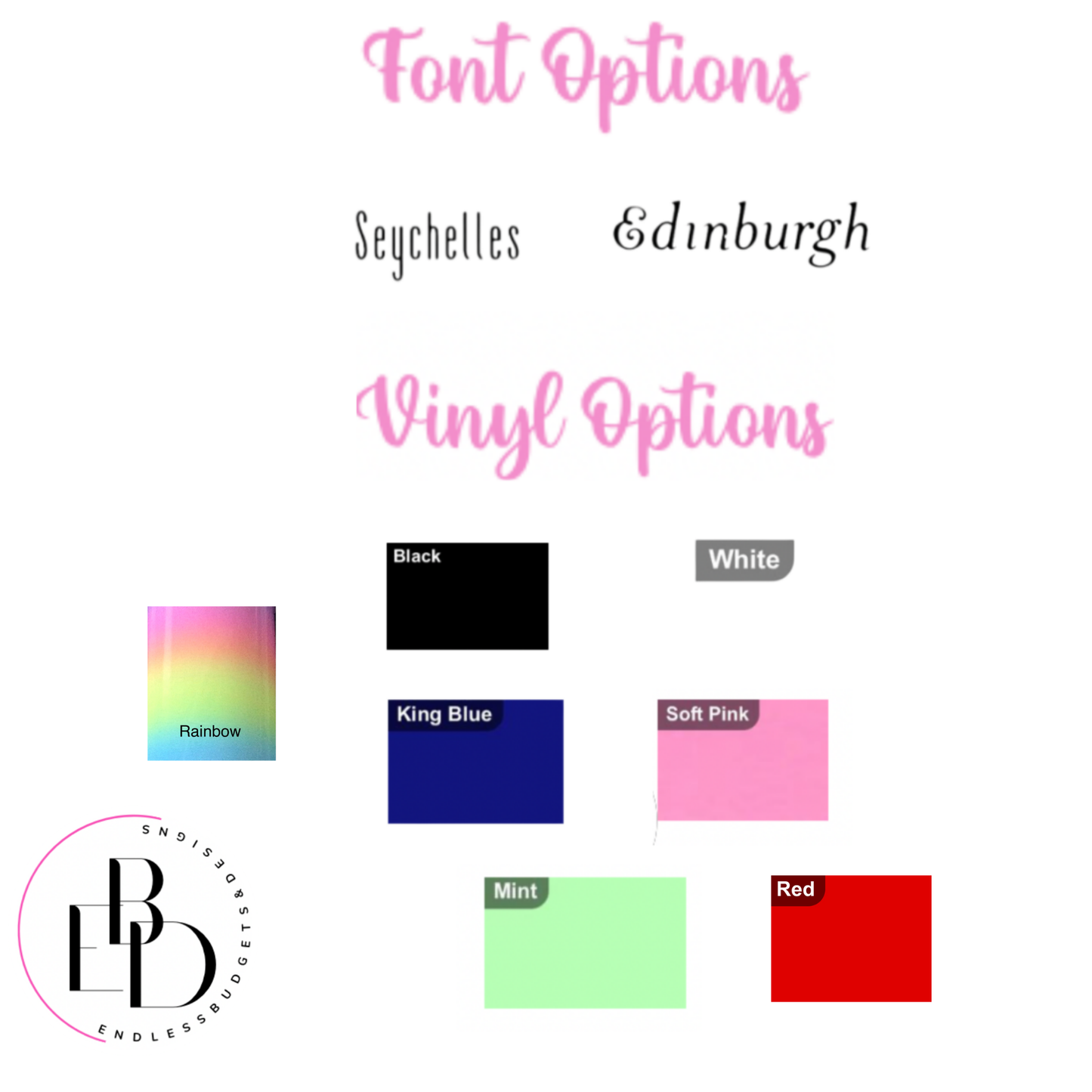 A6 Glitter Cash Envelopes