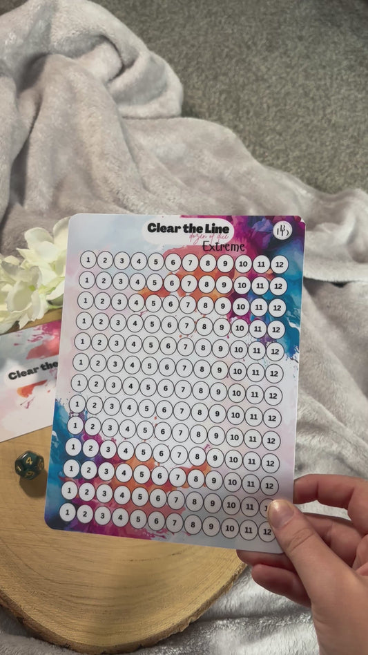 Extreme Clear The Line Dozen of Dice Saving Challenge