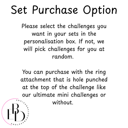 Mini of Minis Vol 1 Savings Challenges